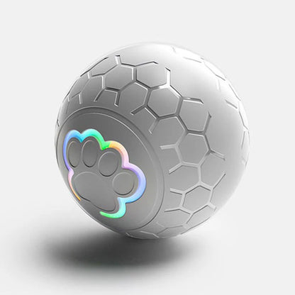 Smart Interactive Pet Toy Ball – USB Rechargeable Automatic Rolling Ball with RGB Lights