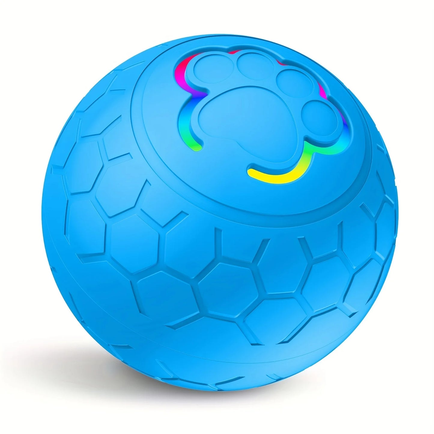 Smart Interactive Pet Toy Ball – USB Rechargeable Automatic Rolling Ball with RGB Lights