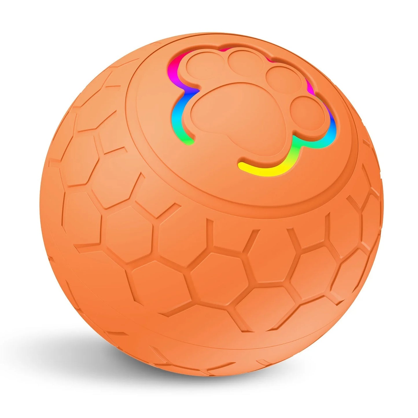Smart Interactive Pet Toy Ball – USB Rechargeable Automatic Rolling Ball with RGB Lights