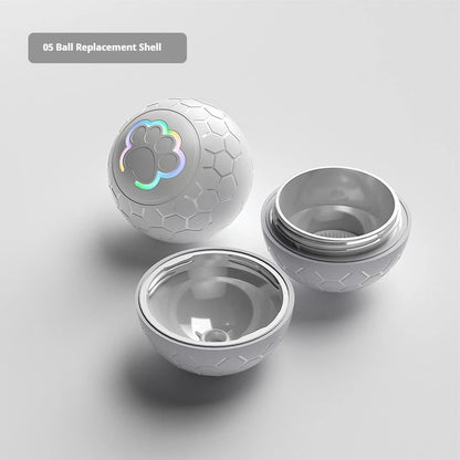 Smart Interactive Pet Toy Ball – USB Rechargeable Automatic Rolling Ball with RGB Lights
