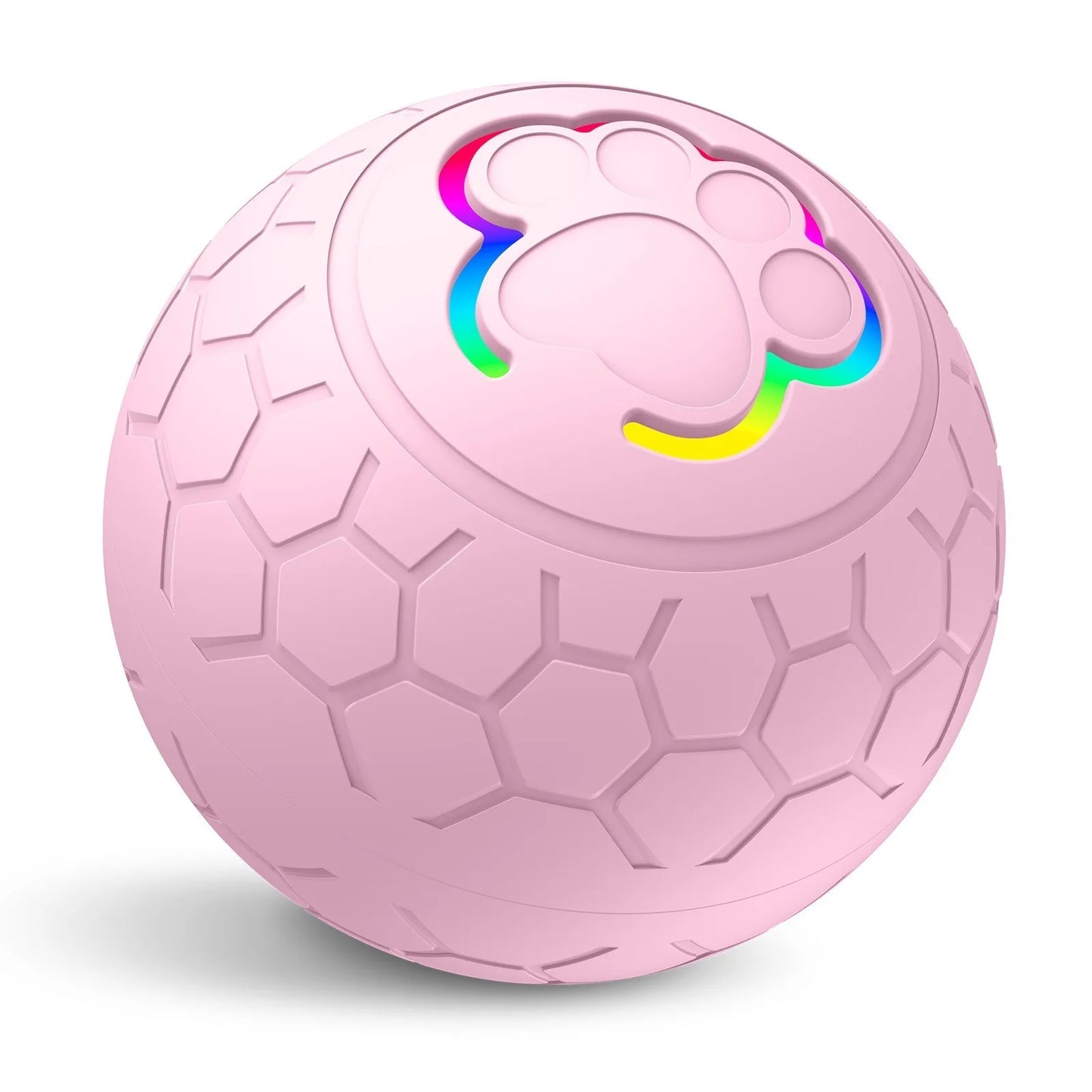 Smart Interactive Pet Toy Ball – USB Rechargeable Automatic Rolling Ball with RGB Lights